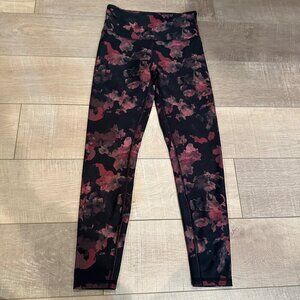 JESSICA SIMPSON WOMENS FLORAL LEGGINGS SMALL